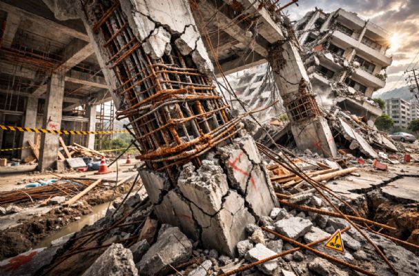 鋼筋結構不良恐釀地震倒塌：室內設計與裝修安全重點解析